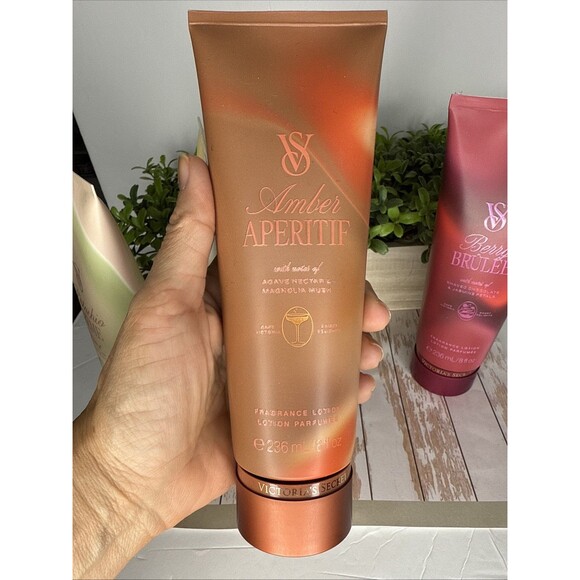 Victoria's Secret Amber Aperitif Fragrance Lotion 8 oz - Lot of 4 - Picture 7 of 16